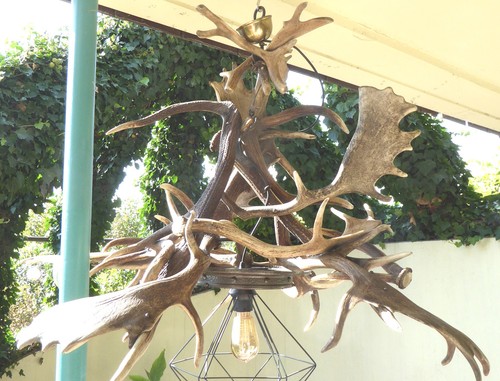 Große deckenlampe mit echtem - deckenlampe,